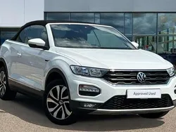 White Used 2021 VW T-Roc Cabriolet Active Cabriolet | £20,352 (Fair price)