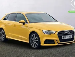 Yellow Used 2017 Audi A3 Sportback Comfort Hatchback | £13,799 (Fair price)