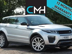 Silver Used 2018 Land Rover Range Rover evoque HSE Dynamic SUV | £11,695 (Good price)