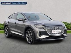 Grey Used 2023 Audi Q4 Sportback e-tron S-Line SUV | £29,118