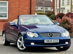 Blue Used 2005 Mercedes CLK320 Elegance Cabriolet | £4,500 (A bit pricey)