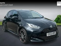 Black Used 2023 Toyota Yaris Hybrid Sport Hatchback | £18,813 (Fair price)