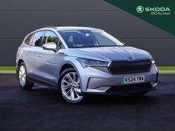 Brilliant silver metallic Used 2024 Skoda Enyaq iV SUV | £23,500 (A bit pricey)