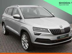Brilliant silver metallic Used 2021 Skoda Karoq SE L SUV | £16,293 (Fair price)