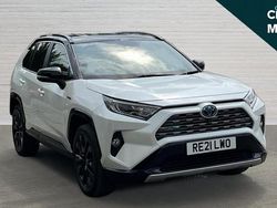 White/black Used 2021 Toyota RAV4 Hybrid SUV | £24,798 (Fair price)