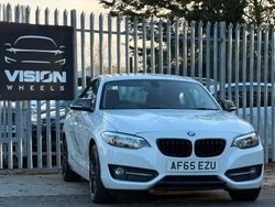 White Used 2015 BMW 218 Sport Line Coupe | £7,495 (Fair price)