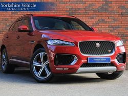 Red Used 2018 Jaguar F-Pace S SUV | £20,489 (Fair price)