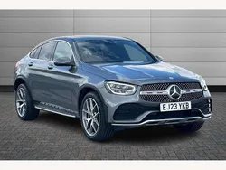 Grey Used 2023 Mercedes GLC300 AMG line Coupe | £41,934 (A bit pricey)
