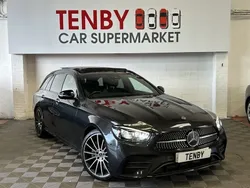 Grey Used 2021 Mercedes E220 AMG line Estate | £29,295 (Expensive)