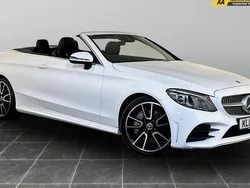 White Used 2019 Mercedes C300 AMG Line Premium Cabriolet | £21,495 (Good price)