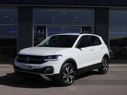 White Used 2023 VW T-Cross Black Edition SUV | £19,898 (Fair price)