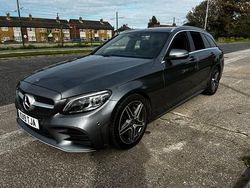 Grey Used 2019 Mercedes C220 AMG line Estate | £16,495 (Fair price)