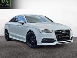 White Used 2015 Audi A3 S-Line Sedan | £9,895 (Fair price)