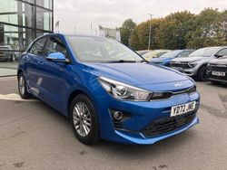 Azure blue Used 2022 Kia Rio Hatchback | £11,000 (Good price)