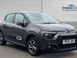 Platinum grey metallic Used 2021 Citroën C3 PureTech Hatchback | £9,000 (Fair price)