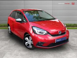 Crystal red Used 2021 Honda Jazz Hybrid Hatchback | £16,450 (Fair price)