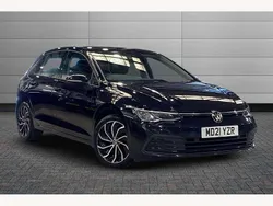 Black Used 2021 VW Golf VIII Life Hatchback | £13,599 (Fair price)