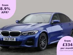 Blue Used 2021 BMW 320 M Sport Sedan | £22,572 (Fair price)