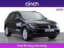 Black Used 2022 VW Tiguan Life SUV | £19,299 (Fair price)