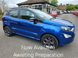 Lightning blue Used 2019 Ford Ecosport ST-Line SUV | £12,995 (Fair price)