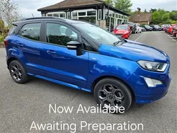 Lightning blue Used 2019 Ford Ecosport ST-Line SUV | £12,995 (Fair price)