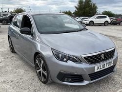 Grey Used 2018 Peugeot 308 GT-line Hatchback | £9,995 (Expensive)