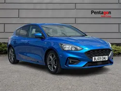 Blue Used 2019 Ford Focus ST-Line Hatchback | £10,195 (Fair price)