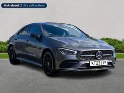 Grey Used 2023 Mercedes CLA250e AMG Line Premium Plus Sedan | £26,199 (A bit pricey)