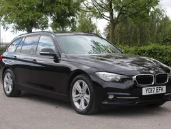 Black Used 2017 BMW 318 Sport Line Estate | £7,490 (Fair price)