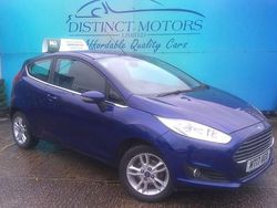 Blue Used 2017 Ford Fiesta Zetec Hatchback | £6,789 (Good price)