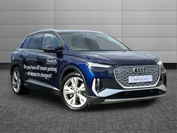 Blue Used 2024 Audi Q4 e-tron S-Line SUV | £35,241 (Good price)