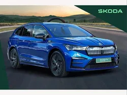Race blue Used 2024 Skoda Enyaq iV vRS SUV | £33,700 (Super price)