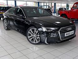 Black Used 2019 Audi A6 S-Line Sedan | £22,289 (Fair price)