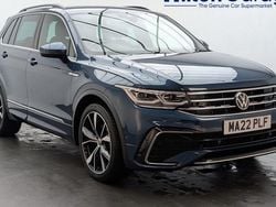 Blue Used 2022 VW Tiguan R-line SUV | £21,750 (Good price)