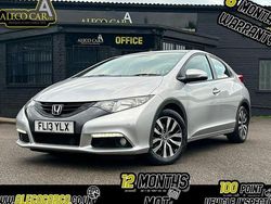 Silver Used 2013 Honda Civic EX Hatchback | £5,495 (Fair price)
