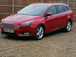 Red Used 2015 Ford Focus Titanium Estate | £5,400 (Fair price)