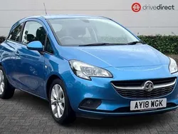 Blue Used 2018 Vauxhall Corsa Hatchback | £5,737 (Fair price)