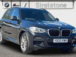 Black Used 2020 BMW X3 M Sport SUV | £24,299 (Fair price)