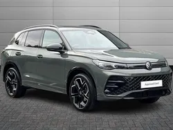 Green New 2025 VW Tiguan R-line SUV | £38,490 (A bit pricey)
