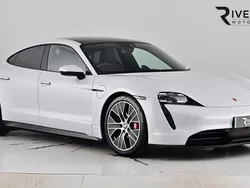 Ice grey Used 2022 Porsche Taycan Performance Package Sedan | £51,995 (Fair price)