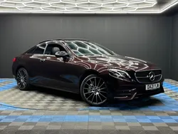 Red Used 2021 Mercedes E400 AMG Line Premium Plus Coupe | £27,490 (Super price)