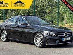Black Used 2017 Mercedes C200 AMG Line Premium Sedan | £14,495 (A bit pricey)