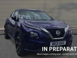 Blue Used 2021 Nissan Juke Tekna SUV | £12,614 (Fair price)