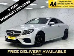 Silver Used 2019 Mercedes E220 AMG line Coupe | £18,145 (Fair price)