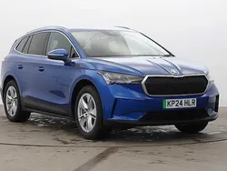 Race blue metallic Used 2024 Skoda Enyaq iV SUV | £28,995