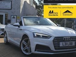 White Used 2018 Audi A5 Cabriolet S-Line Cabriolet | £14,990 (Fair price)