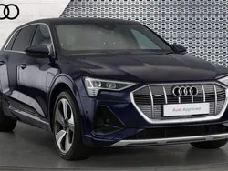 Blue Used 2022 Audi e-tron S-Line SUV | £29,670 (Expensive)