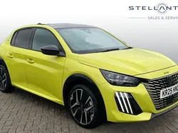 Yellow New 2025 Peugeot 208 GT Hatchback | £22,898 (Good price)