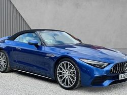 Blue Used 2024 Mercedes SL43 AMG Cabriolet | £80,980 (Fair price)