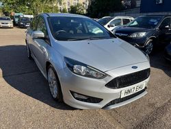 Silver Used 2017 Ford Focus ST-Line Hatchback | £5,995 (Good price)
